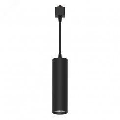 Светильник трековый на шинопровод ДПО GU10 без лампы на подвесе черный