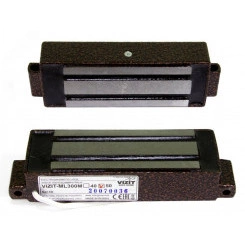 Замок электромагнитный 12VDC 0.5А 300 кг встроенное устройство снятия остаточной намагниченности