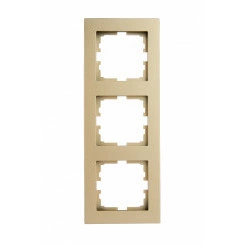 VESNA Рамка 3-ая вертикальная б/вст золото