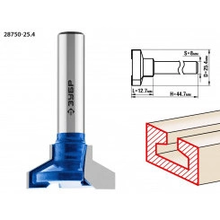 Фреза пазовая Т-образная №2 25.4x12.7мм, высота 12.7мм Фреза пазовая Т-образная №2 25.4x12.7мм, высота 12.7мм