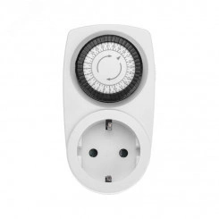 Розетка с механическим таймером суточный 30мин/24ч 48 ON/OFF RX-21