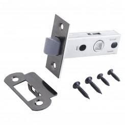 Защёлка АЛЛЮР АРТ L45-8-P BN черный никель пластик торц.планка 25мм б/ручек Защёлка АЛЛЮР АРТ L45-8-P BN черный никель пластик торц.планка 25мм б/ручек