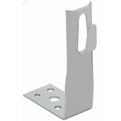 Держатель проводника круглого 6-8мм угловой h=80мм оцинкованная сталь IEK Держатель проводника круглого 6-8мм угловой h=80мм оцинкованная сталь IEK