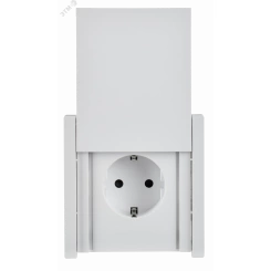 FORTE&PIANO Розетка 1-местная с заземлением с защитными шторками и крышкой винтовое крепление 16А IP44 FP221 белый IEK FORTE&PIANO Розетка 1-местная с заземлением с защитными шторками и крышкой винтовое крепление 16А IP44 FP221 белый IEK