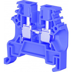 Клемма C2.5/6.N винтовая 2.5 мм.кв. синяя ширина 6мм