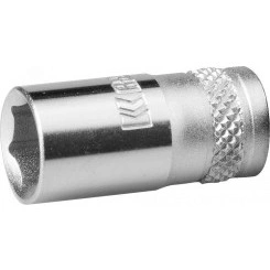 Торцовая головка ''INDUSTRIE QUALITAT'', Cr-V, FLANK, хромосатинированная, 1/4'', 8 мм Торцовая головка ''INDUSTRIE QUALITAT'', Cr-V, FLANK, хромосатинированная, 1/4'', 8 мм