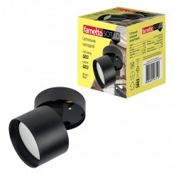 Светильник DLC-S615 GX53 BLACK декоративный накладной серия Sotto Без лампы цоколь GX53 Металл Черный TM Fametto Светильник DLC-S615 GX53 BLACK декоративный накладной серия Sotto Без лампы цоколь GX53 Металл Черный TM Fametto