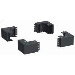 Уголок цоколя h=100мм чер. LINEA S (4шт/компл) Уголок цоколя h=100мм чер. LINEA S (4шт/компл)