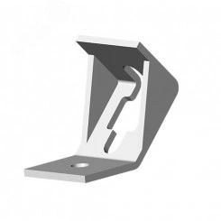 Угол 45 град. для оттяжки шпильки, толщ. 4,0 мм, гальван. цинк