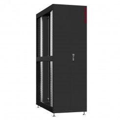 Шкаф серверный 48U 800х1070 передняя дверь: двустворчатая глухой металл IP51. задняя дверь: двустворчатая глухой металл IP51. боковые панели: без. цвет: черный RAL9005 