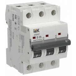 ARMAT Автоматический выключатель без теплового расцепителя M10N-MA 3P D 25А IEK