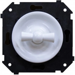 Выключатель Шедель 2-кл. (скрытый монтаж), Белый Выключатель Шедель 2-кл. (скрытый монтаж), Белый