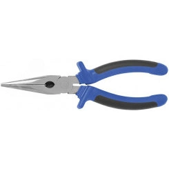 Тонконосы ''Один'' двухцветные обрезиненные ручки, полированная сталь 200 мм