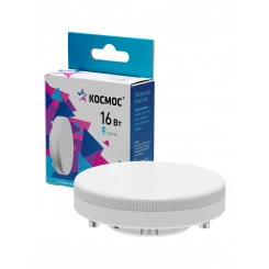 Лампа светодиодная LED 16Вт 220В GX53 4500K белый 1520 лм