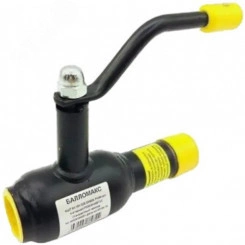 Кран шаровой КШТ 60.101.032 стальной для теплоснабжения DN 032 PN 40 резьба вн./сварка, с рукояткой