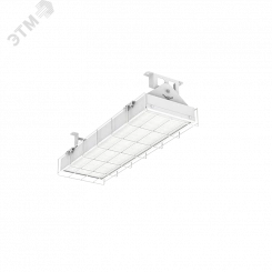 Светильник светодиодный VARTON S170 2.0 спортивный для образовательных учреждений 16 ВТ CRI90 4000 K накладной 600х212х165 мм IP40 с поворотным кронштейном защитной решеткой и рассеивателем призма DALI