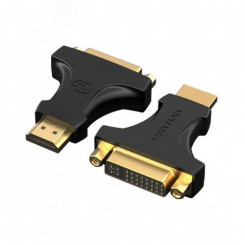 Адаптер переходник DVI 24 5F на HDMI 19M, двунаправленный, контакты позолоченные