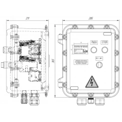 Взрывозащищенный пускатель ПКВ МК 1.0 Exd 362821-ПУСКАТЕЛЬ-МД-50Р