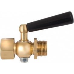 Кран трехходовой для манометра 1/2' х М20х1.5 ВН с фторопластовой прокладкой и натяжной гайкой Кран трехходовой для манометра 1/2' х М20х1.5 ВН с фторопластовой прокладкой и натяжной гайкой