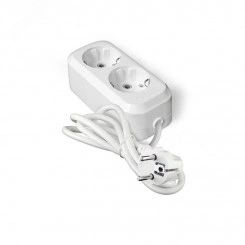 Удлинитель Е-302А ПВС 3*1,5 ,2 гнезда, с заземлением, 3м (еврослот) Удлинитель Е-302А ПВС 3*1,5 ,2 гнезда, с заземлением, 3м (еврослот)