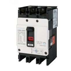 G-MCCB,100AF,H-TYPE,3 POLE,40/45,FRONT CONNECTION,AUX 1C,NO OPTION,AC 50/60HZ,100A,ADJ.TH. / STANDARD