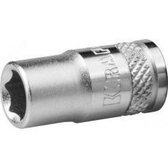 Торцовая головка ''INDUSTRIE QUALITAT'', Cr-V, FLANK, хромосатинированная, 1/4'', 6 мм Торцовая головка ''INDUSTRIE QUALITAT'', Cr-V, FLANK, хромосатинированная, 1/4'', 6 мм