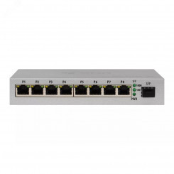 Коммутатор неуправляемый 9 портов RJ45/SFP  100 1000 Мб/с