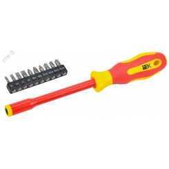 Отвертка диэлектрическая с набором бит Т2 11шт ARMA2L 5