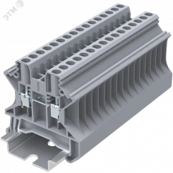 Клемма TU 1-1 винтовая, сечение 2,5 мм. кв., серая