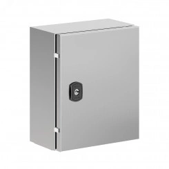 Корпус навесной STH с М/П, нержавеющая сталь AISI304, ВхШхГ 300x250x150 мм, с фланцем