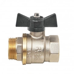 Кран шаровой 11Б27п1 3/4' А31/1 НГ ВН бабочка никель PN40 Кран шаровой 11Б27п1 3/4' А31/1 НГ ВН бабочка никель PN40