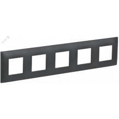 SKANDY Рамка 5-местная SK-F05T титан IEK