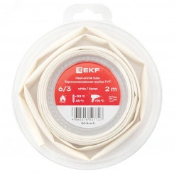 ТУТ нг 6/3 белая ролик 2 м EKF ТУТ нг 6/3 белая ролик 2 м EKF