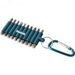 Набор насадок бит 10 шт. подвесной (в резиновом холдере с карабином) Набор насадок бит 10 шт. подвесной (в резиновом холдере с карабином)