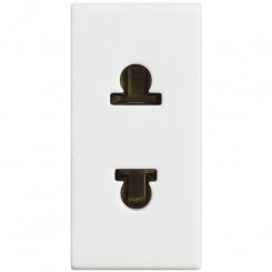 Axolute Розетка 2К 16А со шторками евро-американский стандарт белый Axolute Розетка 2К 16А со шторками евро-американский стандарт белый