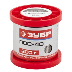 Припой , ПОС 40, проволока, 200г, 1мм