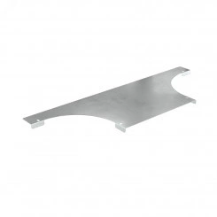 Крышка на ответвитель универсальный DL горизонтальный 100, в комплекте с крепежными элементами и соединительными пластинами, необходимыми для монтажа, горячеоцинкованная