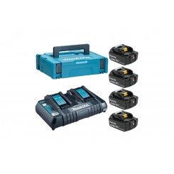 Набор PSK MKP2PT184 (BL1850Bx4шт., DC18RD, кейс MAKPAC тип 2) Набор PSK MKP2PT184 (BL1850Bx4шт., DC18RD, кейс MAKPAC тип 2)