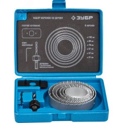 Набор коронок по дереву 6шт 51-102мм Набор коронок по дереву 6шт 51-102мм