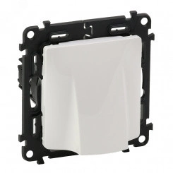 Valena LIFE Вывод кабеля с лицевой панелью Без клемм Белый