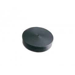 Заглушка круглой стрелы диаметром 100 мм, черная