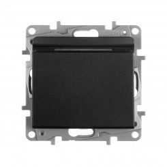 ETIKA Выключатель ключ-карта антрацит ETIKA Выключатель ключ-карта антрацит