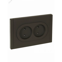 FORTE&PIANO Розетка 2-местная без заземления без защитных шторок безвинтовое крепление 10А FP326 серый IEK FORTE&PIANO Розетка 2-местная без заземления без защитных шторок безвинтовое крепление 10А FP326 серый IEK