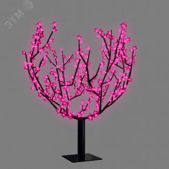 Дерево светодиодное Сакура, высота 2,4м, диаметр кроны 2,0м, розовые светодиоды, IP65