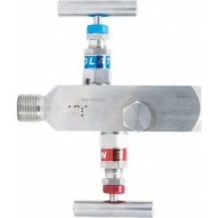 Клапан игольчатый двухвентильный SS-2R FM20х1.5-MM20х1.5 (внутр.-наруж.) нерж. сталь макс.рабочее давление 40 МПа Клапан игольчатый двухвентильный SS-2R FM20х1.5-MM20х1.5 (внутр.-наруж.) нерж. сталь макс.рабочее давление 40 МПа