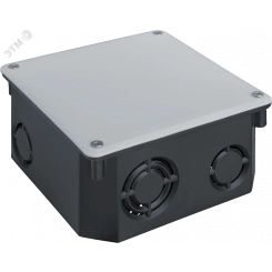 Коробка NSS-DB-SW-100-100-50-BL распаячная скрытого монтажа с крышкой черная 100х100х50 Коробка NSS-DB-SW-100-100-50-BL распаячная скрытого монтажа с крышкой черная 100х100х50