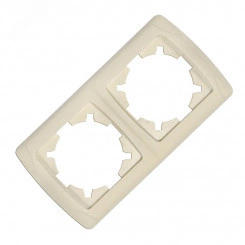 Маргарита Маргарита рамка двухместная горизонтальная сл.кость (ivory) (еврослот) Маргарита Маргарита рамка двухместная горизонтальная сл.кость (ivory) (еврослот)