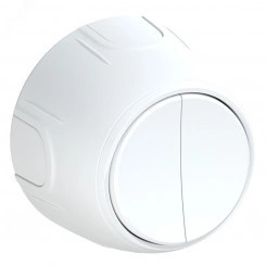 Выключатель двойной  Rotondo, цвет белый