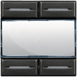 Axolute Выключатель сценарный настройка на 4 независимых сценария в блоке F420 антрацит Axolute Выключатель сценарный настройка на 4 независимых сценария в блоке F420 антрацит