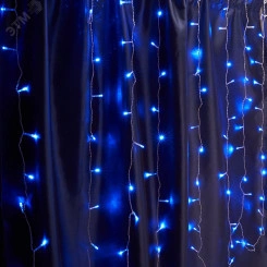 Гирлянда занавес LED синий 3х3м IP44 Гирлянда занавес LED синий 3х3м IP44